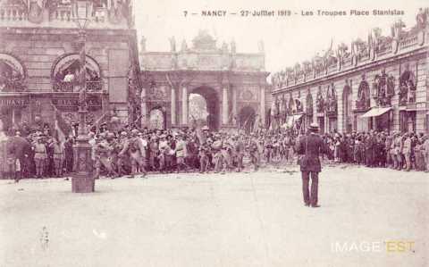 Rentrée  du XXe corps d'armée  (Nancy)